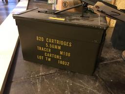 Ammo Box w/Mostly Full 12 gauge shot gun shells