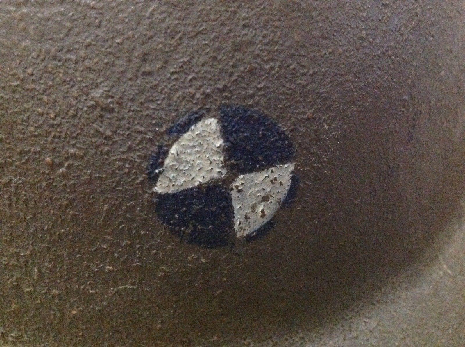 Original Outstanding Ww1 Doughboy Military Helmet Og Paint Unit Marked