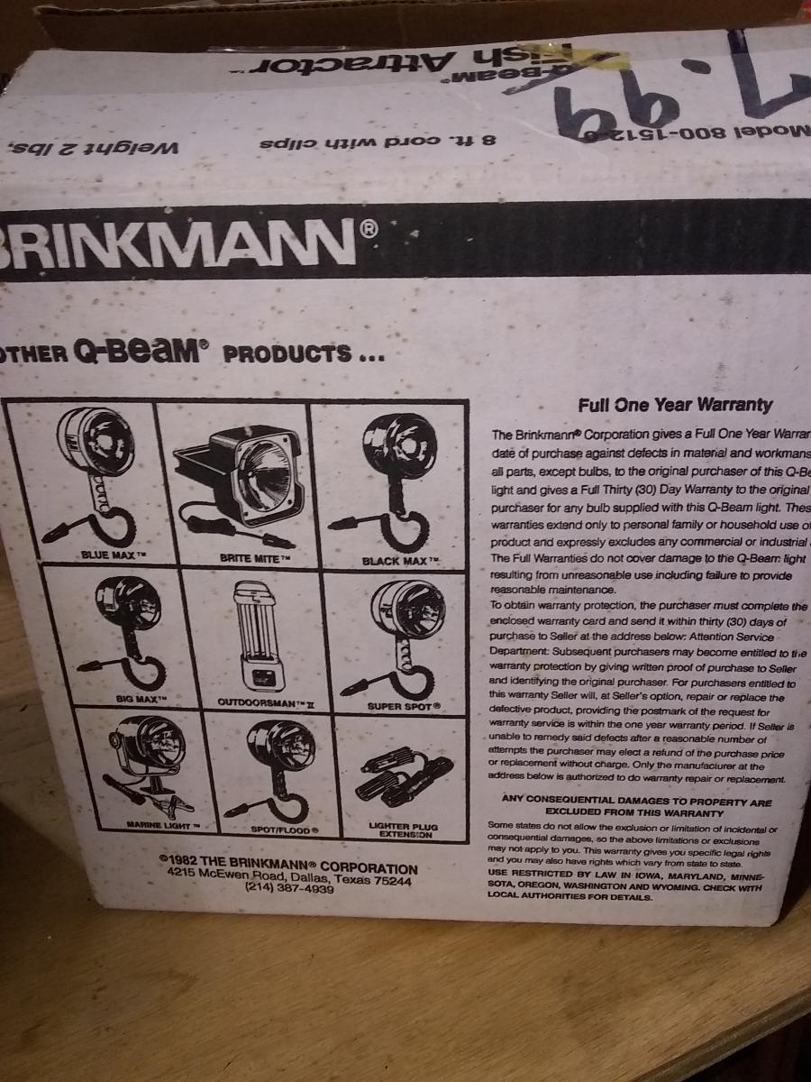 BL-Brinkmann Q-Beam Fish Attractor -NIB