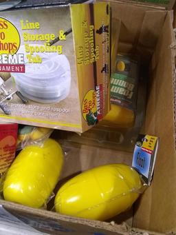 BL-Fishing Line Storage, Turtle Wax Foam Bonnet, Floats, Sponge-eeze