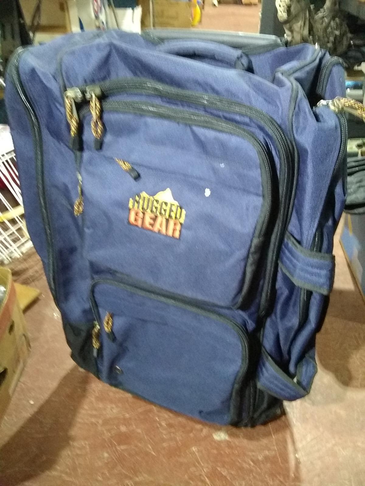 BL-Rolling Canvas Suitcase by Rugged Gear
