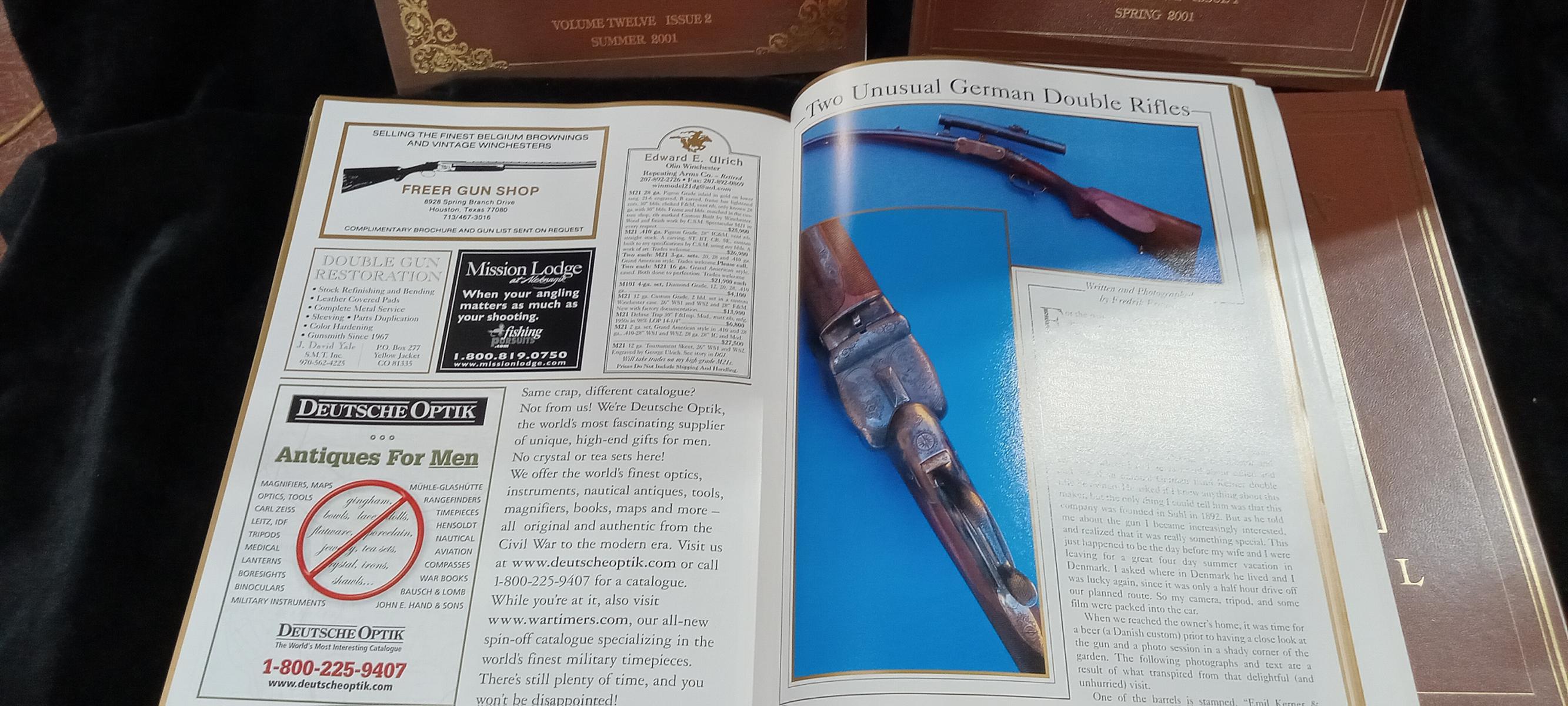 Collection 4  Bound Double Gun Journals