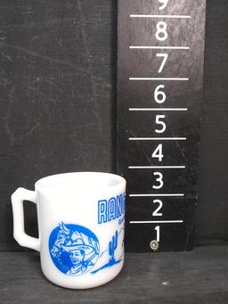 Vintage Ranger Joe Wheat Honnies Blue Mug by Hazel Atlas