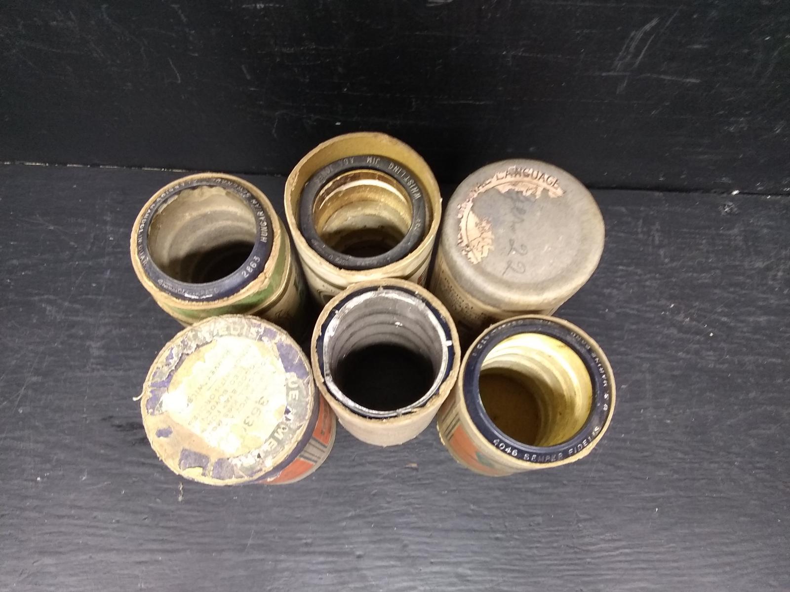 Collection 6 Vintage Edison Records
