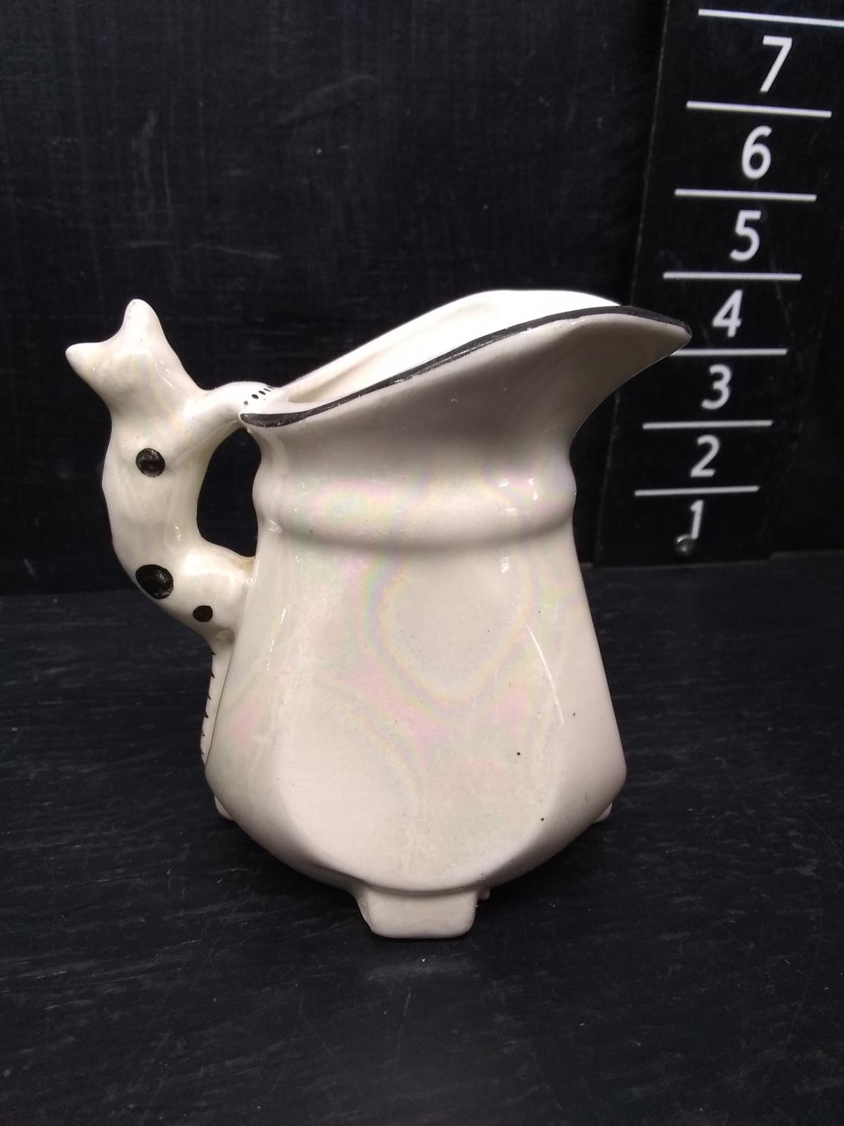 Vintage Lusterware Novelty Cat Creamer