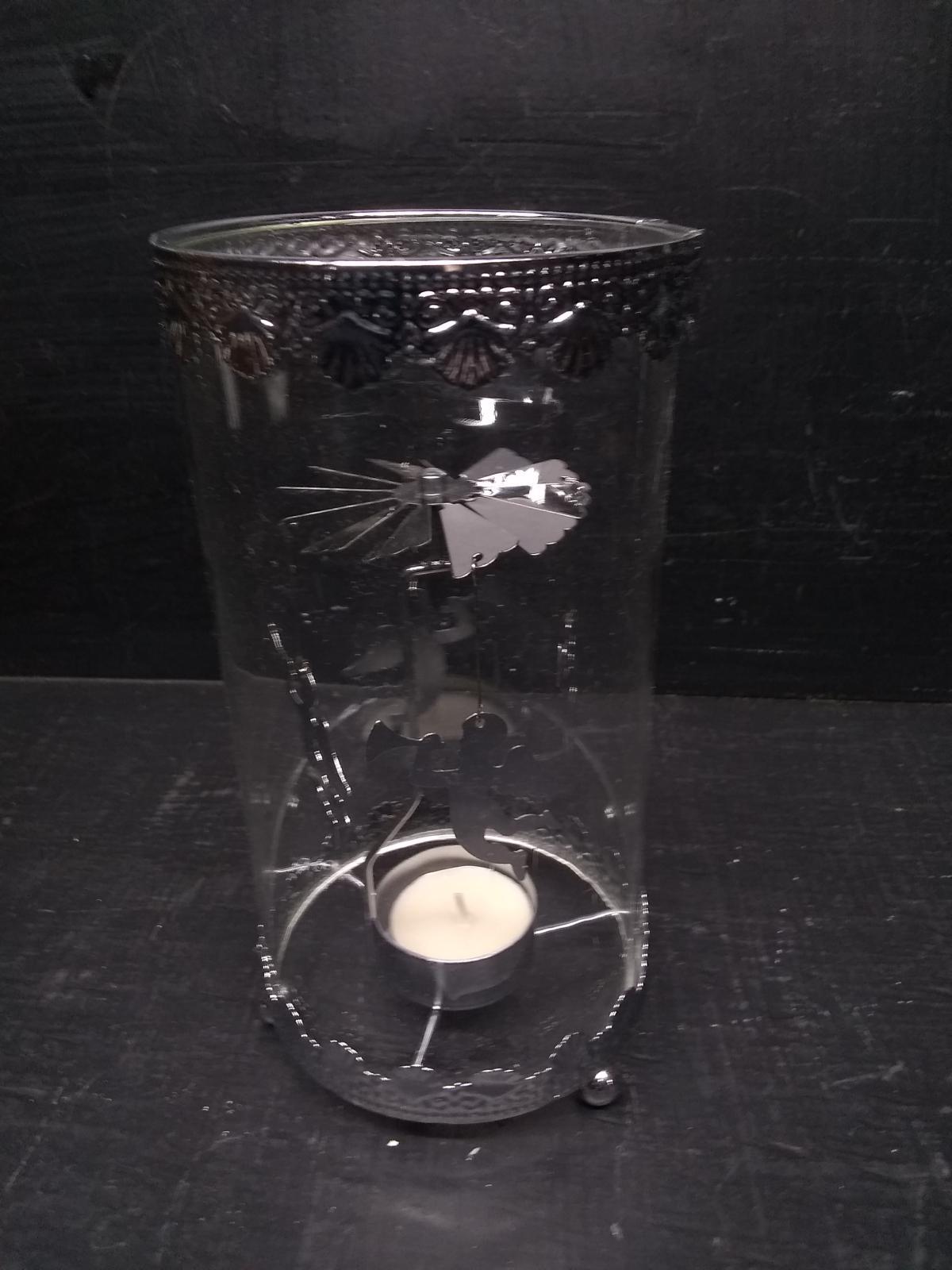 Rotating Carousel Angel Tealight