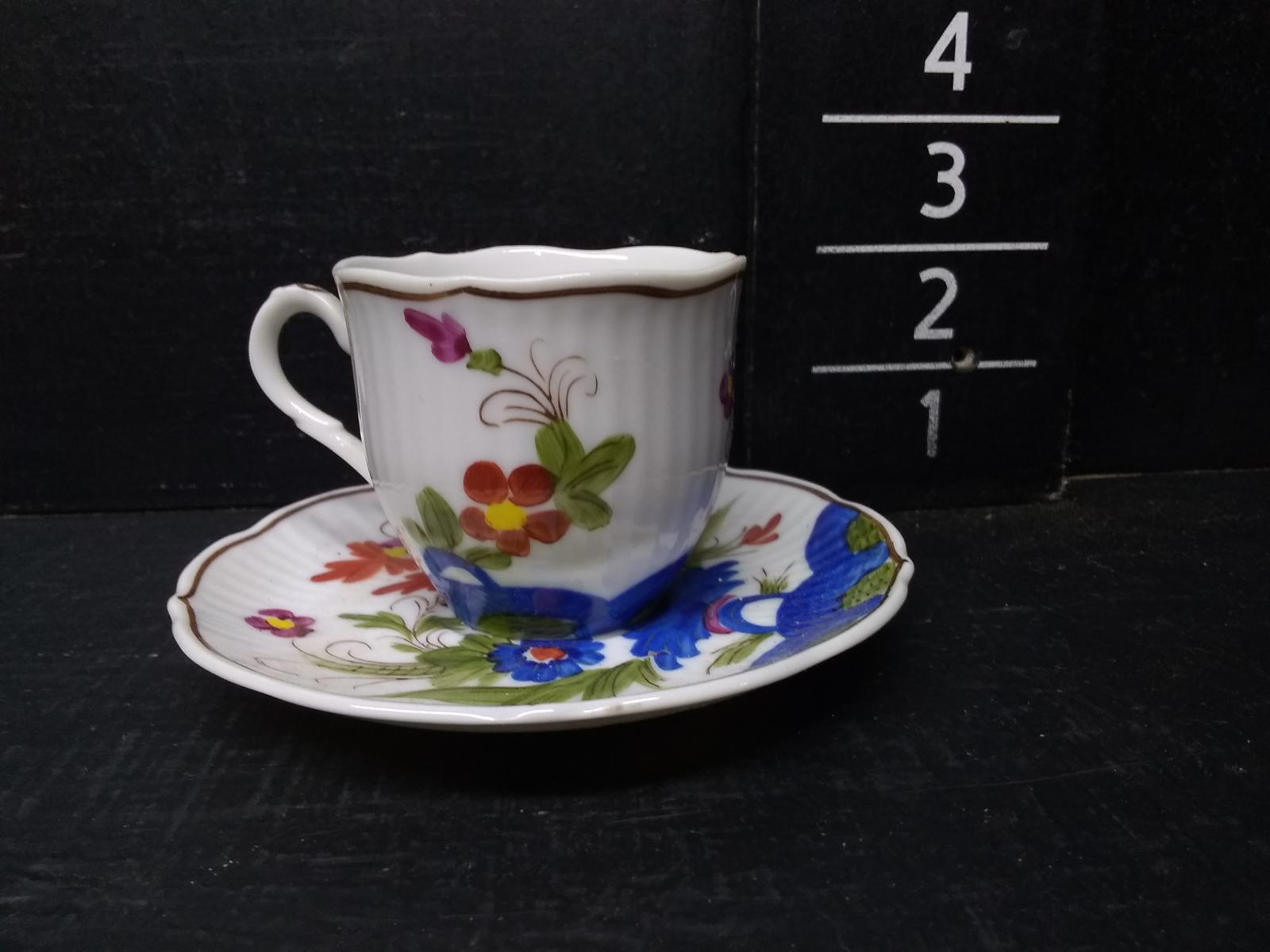 Vintage Cup and Saucer-Country Festival