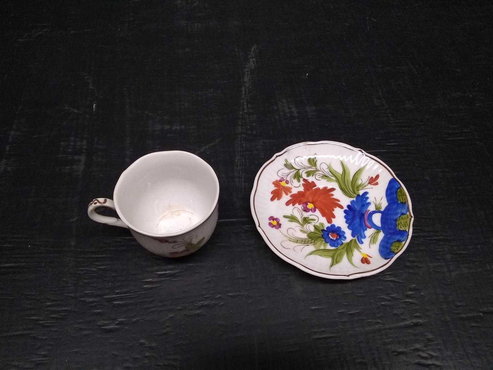 Vintage Cup and Saucer-Country Festival