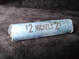 Coin-1962 P Roll Nickels