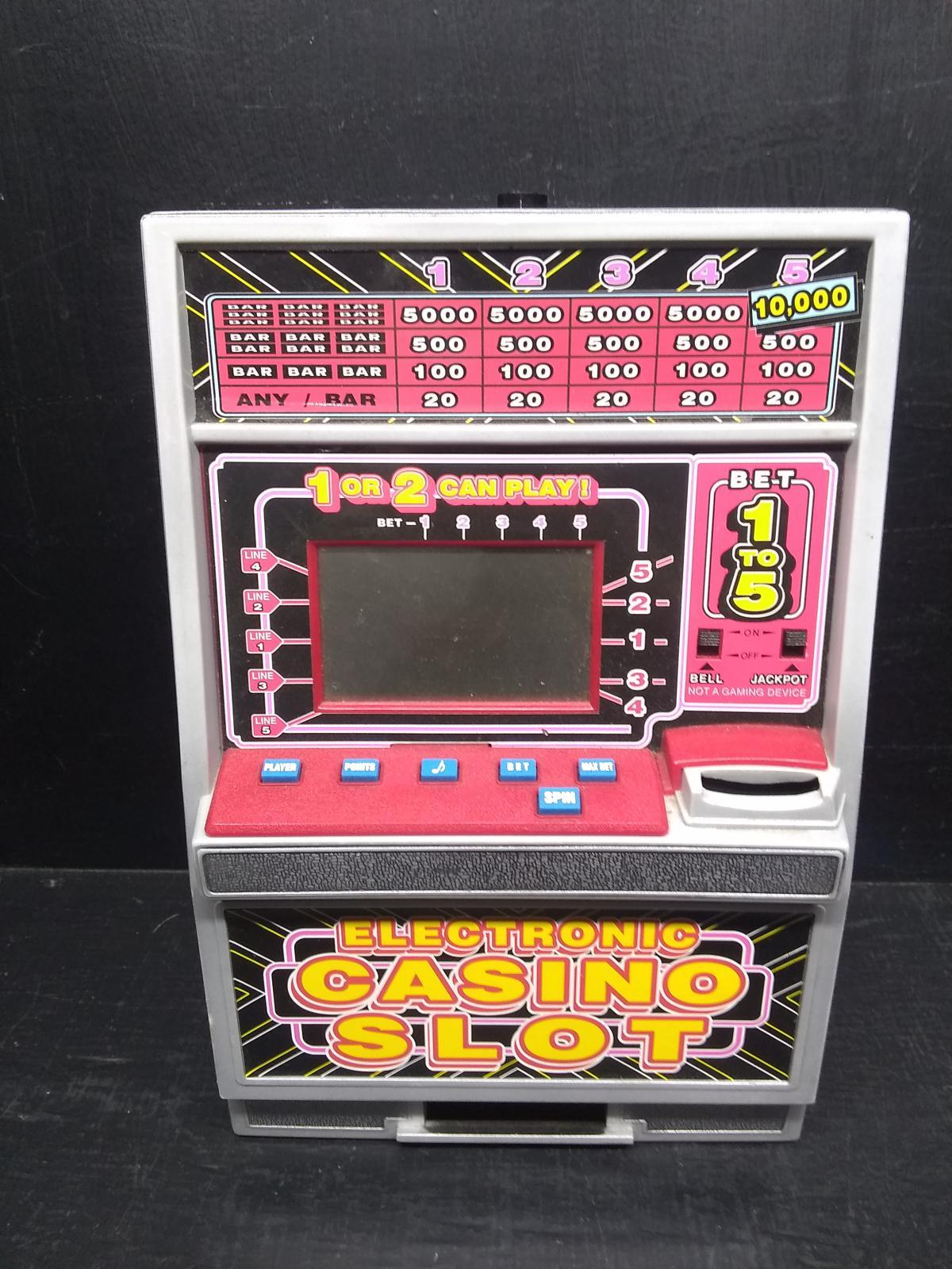 Novelty Electronic Casino Slot Machine