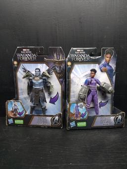 (2) Black Panther Collector Figures-Attuma & Shuri-NEW