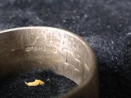 Sterling Silver Men's Wedding Band