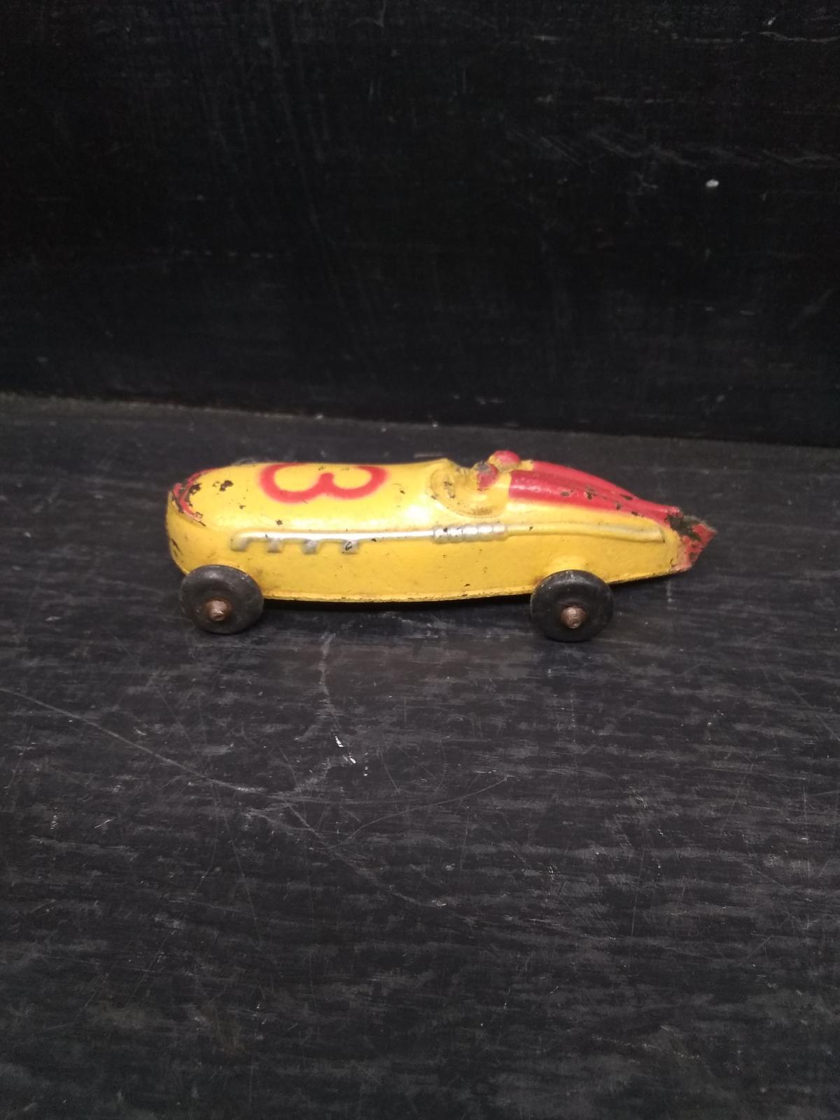 Antique Sun Rubber Co #5 Race Car 1930s