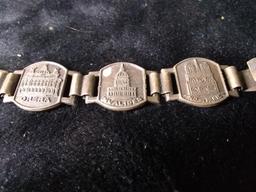 Vintage Paris France Souvenir Link Bracelet