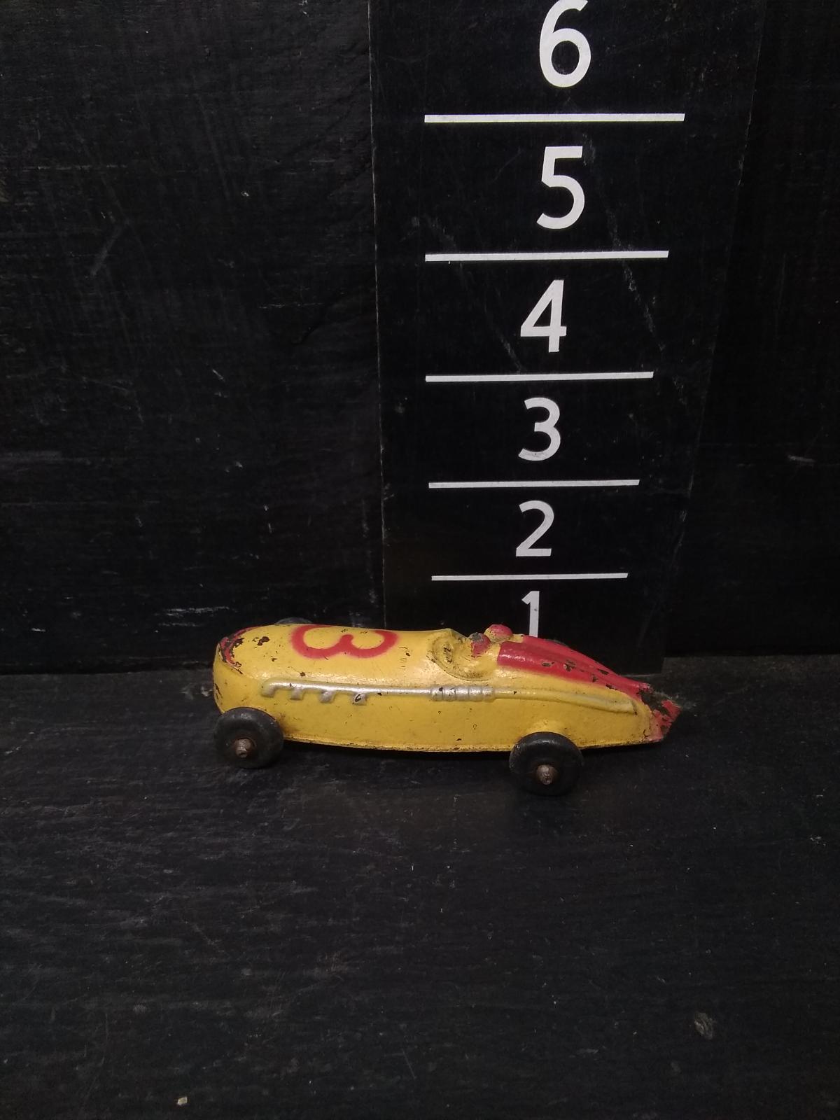 Antique Sun Rubber Co #5 Race Car 1930s