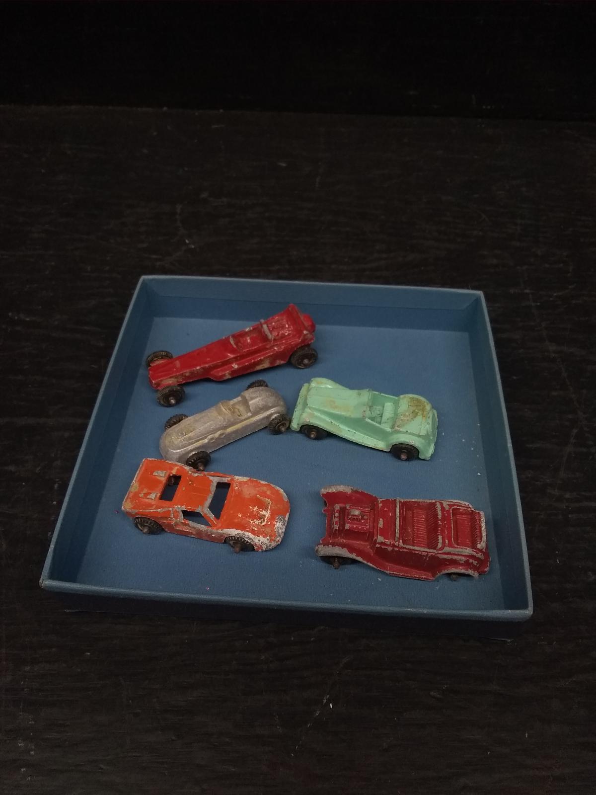 Collection 5 Vintage Tootsie Toy Cars