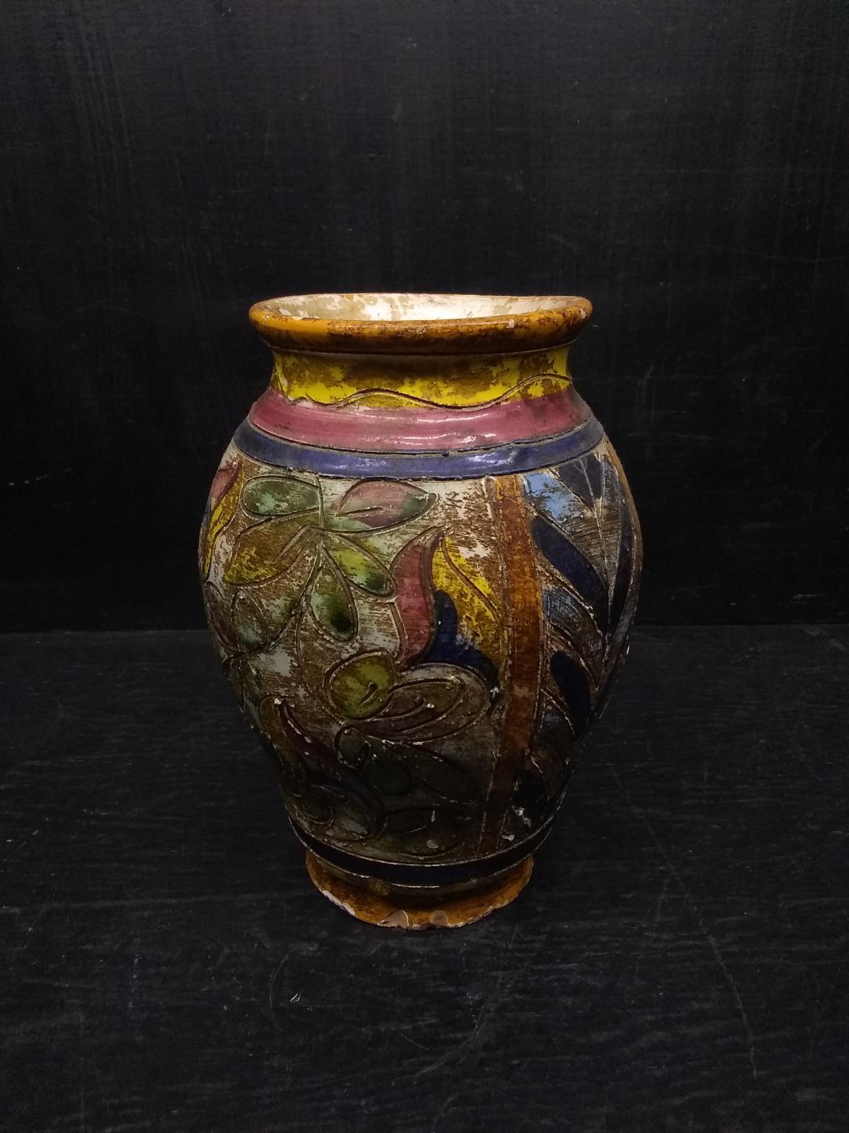 Hand painted Italian Vase