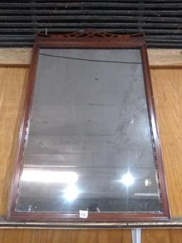 Antique Mahogany Mirror