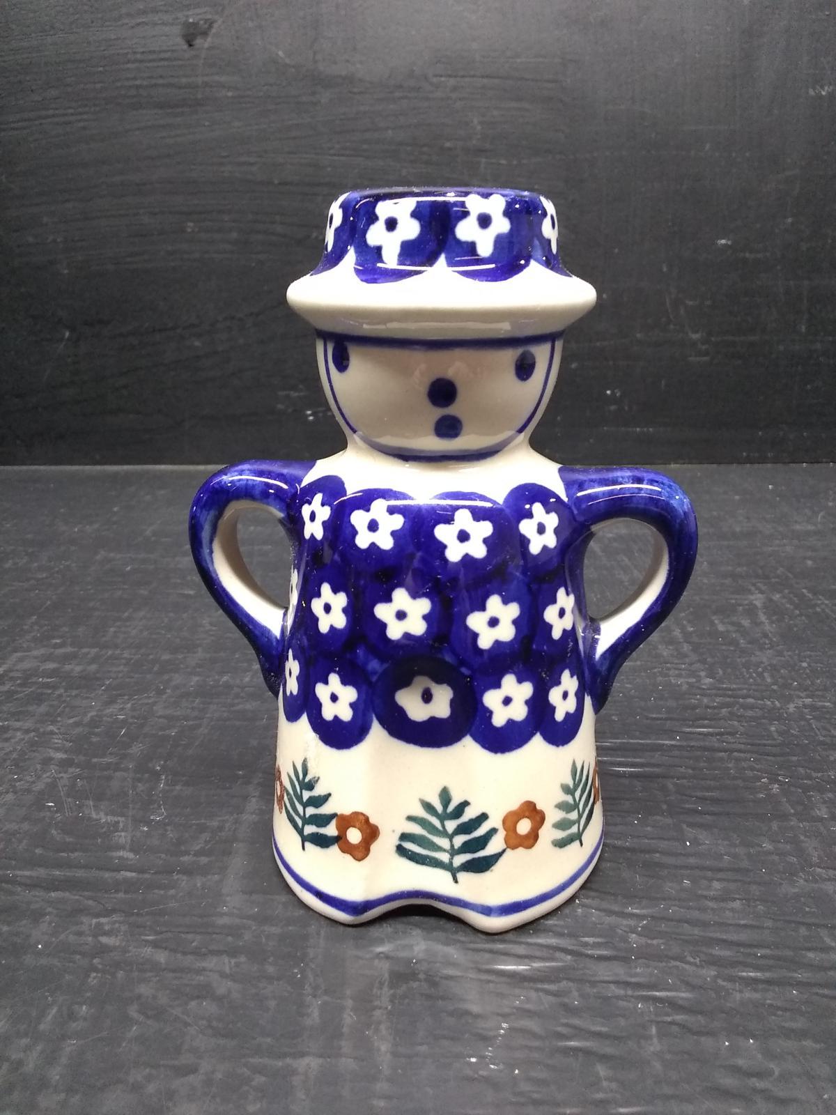 Hand painted Polish Salt Shaker