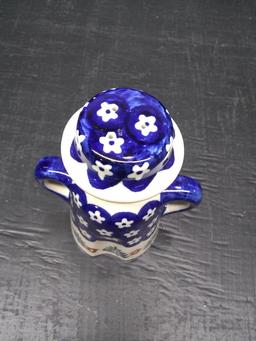 Hand painted Polish Salt Shaker