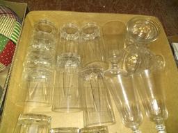 BL- Assorted Glassware