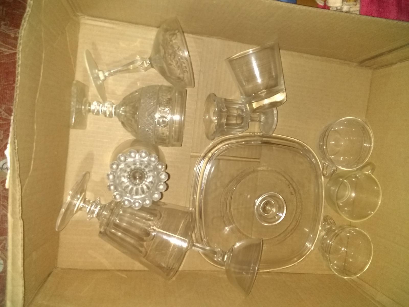 BL- Assorted Clear Glassware