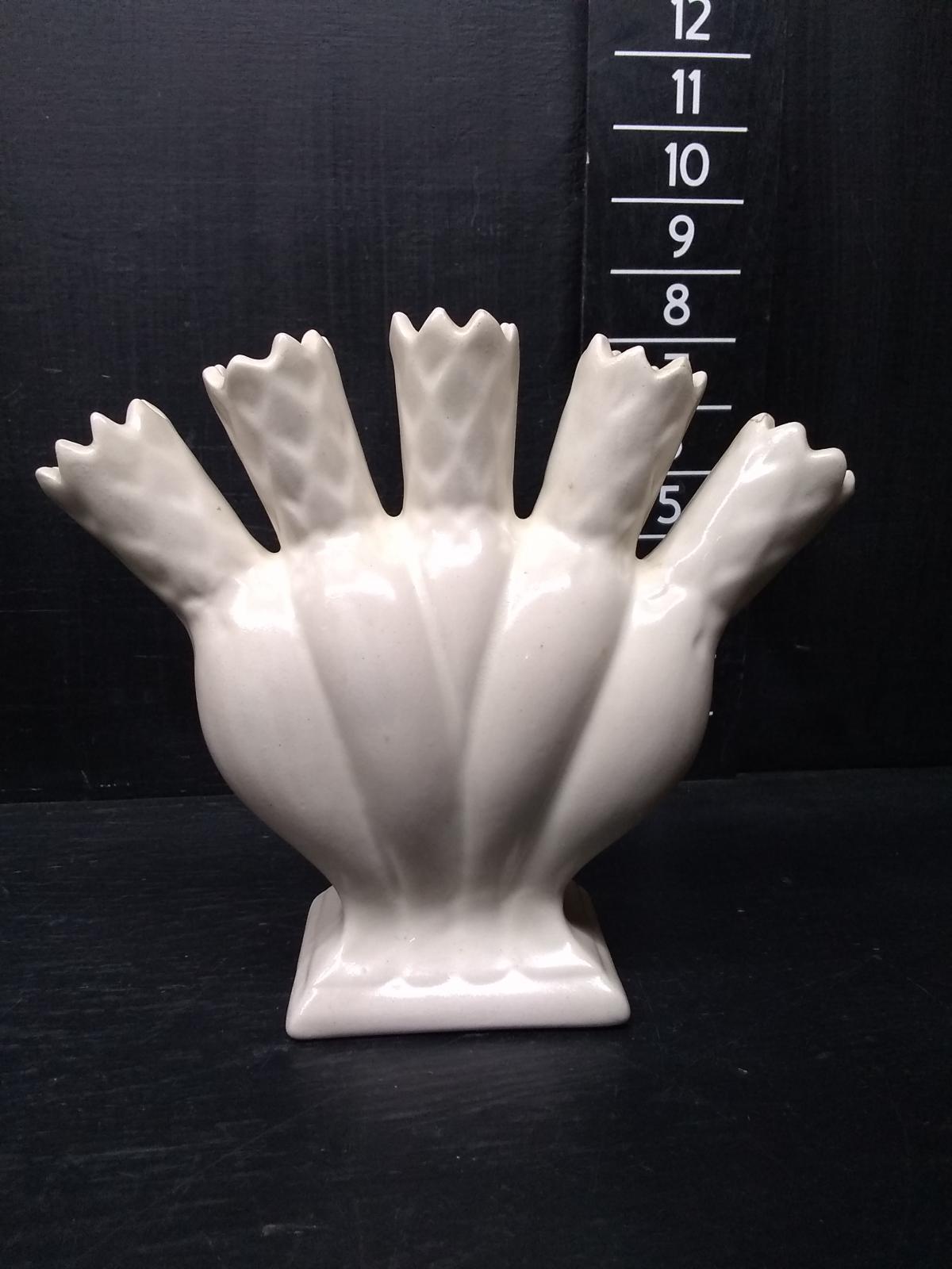 Vintage Ceramic 5 Finger Vase
