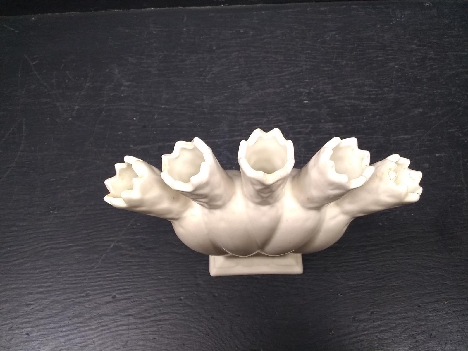 Vintage Ceramic 5 Finger Vase