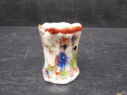 Oriental Decorated Toothpick Holder