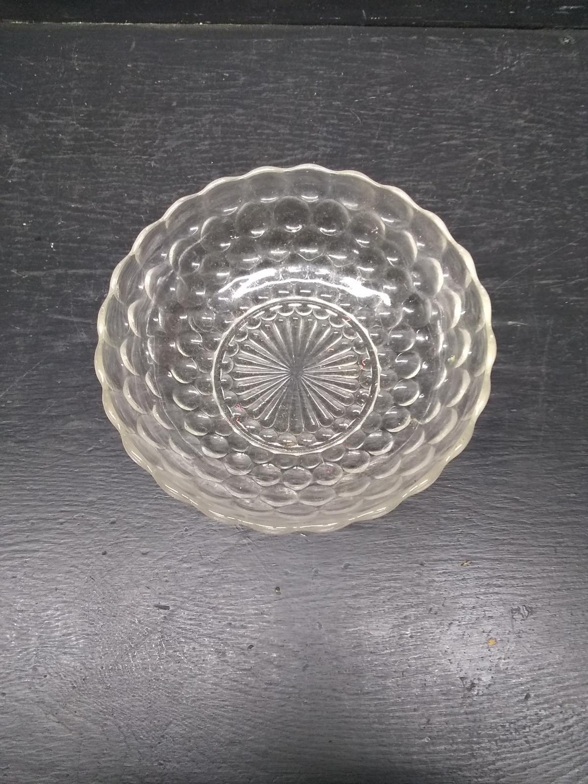 Vintage Crystal Bubble Mixing Bowl