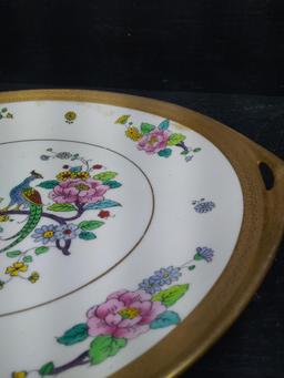 Oriental Decorated Plate with Peacock by Pickard