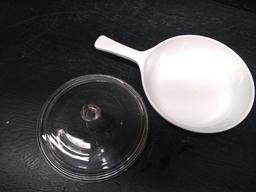 Vintage Corning Ware Skillet "Le Persil" with Lid
