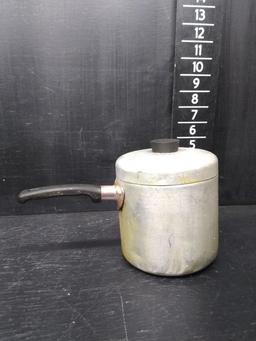 Antique Aluminum Grease Pot