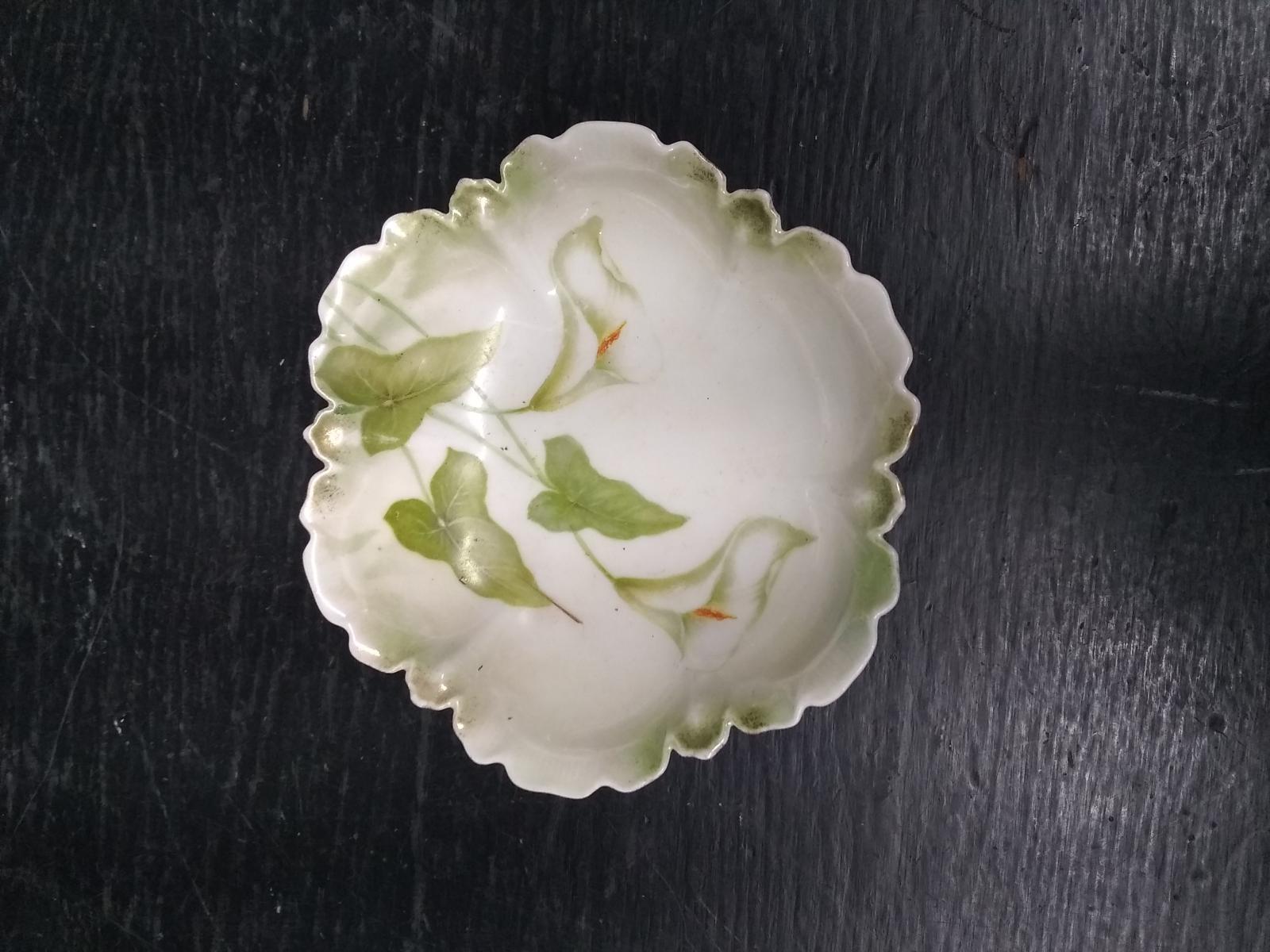 RS Prussia Hand painted Berry Bowl