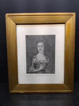 Framed Book Plate-Ms Penelope Barker