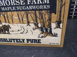 Novelty Morse Farm Maple Sugar Works Advertising Box