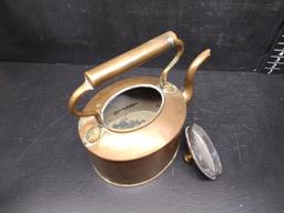 Antique Copper Tea Kettle