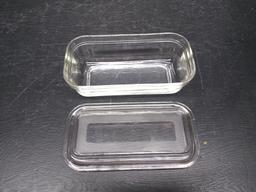 Vintage Glass Refrigerator Dish