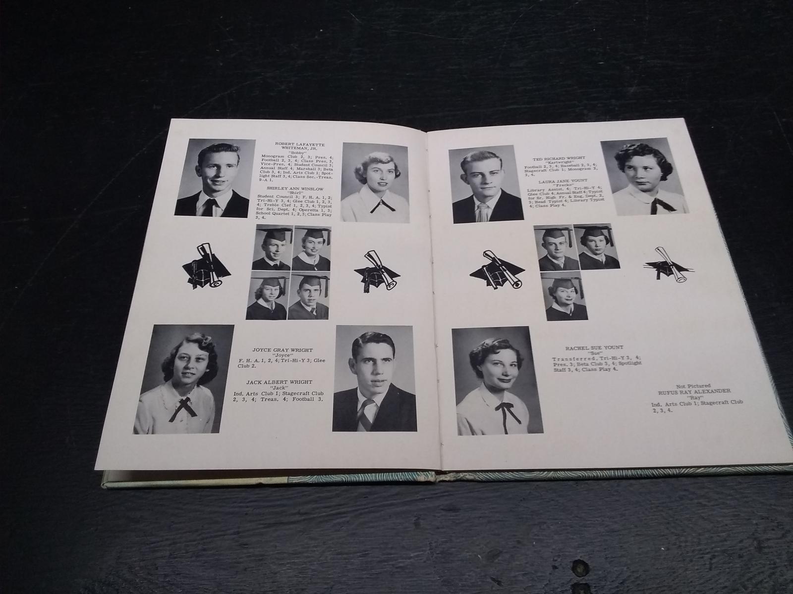 Vintage Yearbook-The Edentonian 1954 Edenton NC