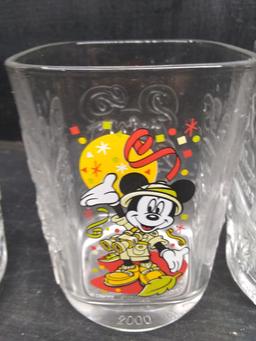 Collection 6 Disney Mickey Mouse Collector Glasses