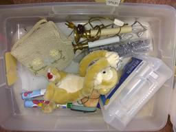 BL-Purses, Plush Monkey, First Aid Kit, Shower Rings with Tote