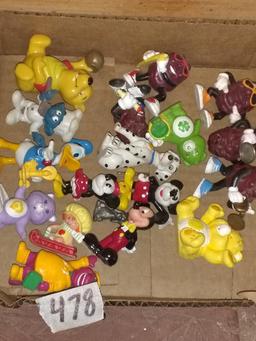 BL-Assorted Miniature Collectible Figures-Disney, Care Bears, Calif Grapes