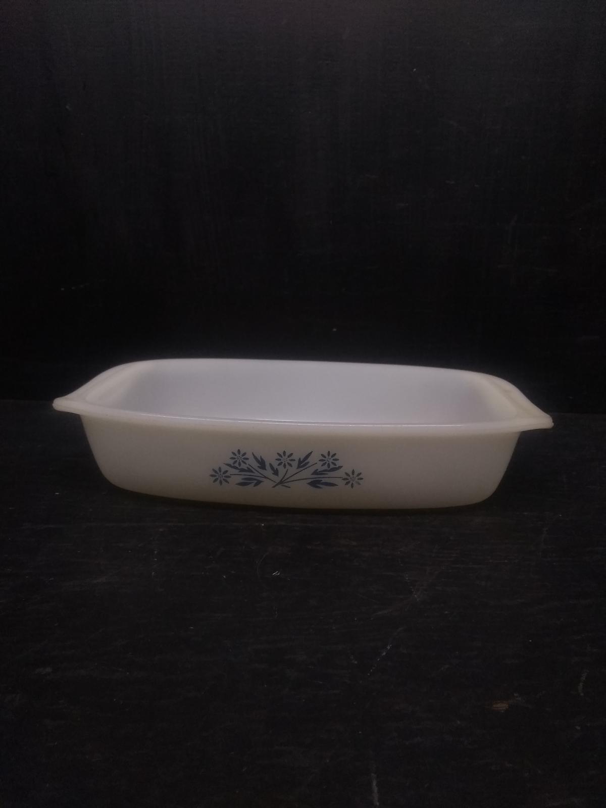 Vintage Blue Corn Baking Dish