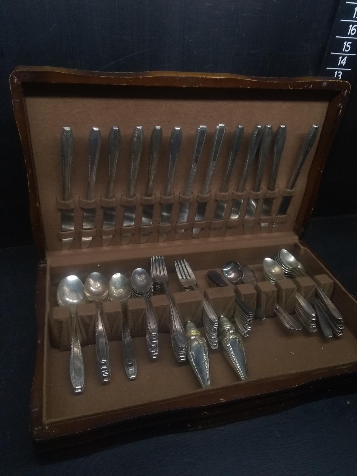 Harmony House Plated Flatware Set with Storage Box