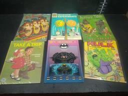 Collection of (6) Childrens Vintage Coloring Books