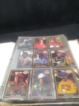 Binder of Nascar Trading Cards