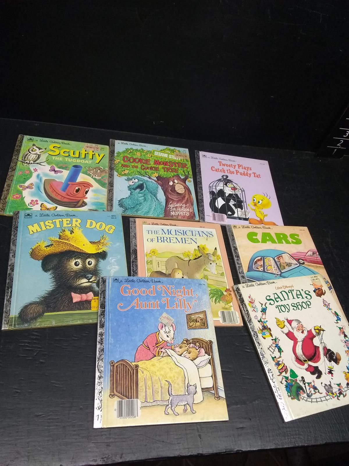 Collection 8 Vintage Golden Book Children's Books