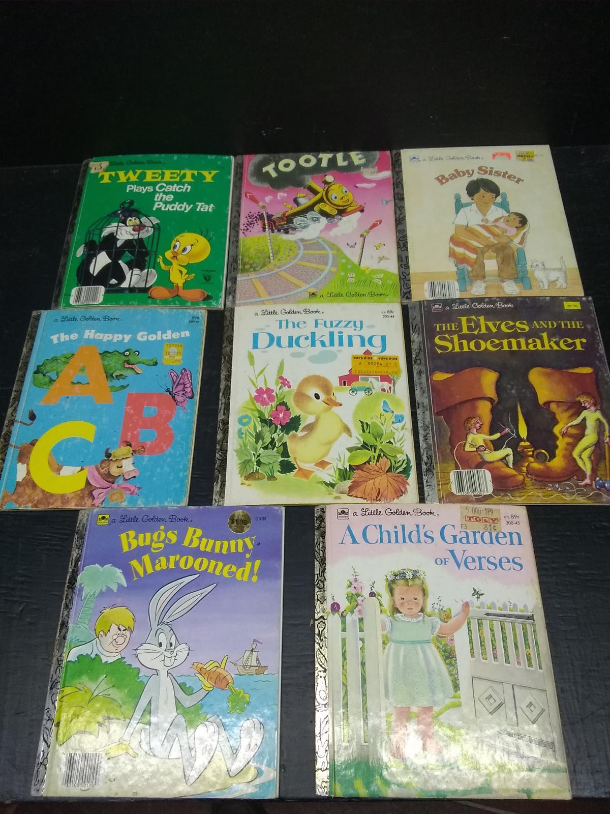 Collection 8 Vintage Golden Book Children's Books