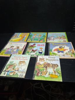 Collection 8 Vintage Golden Book Children's Books
