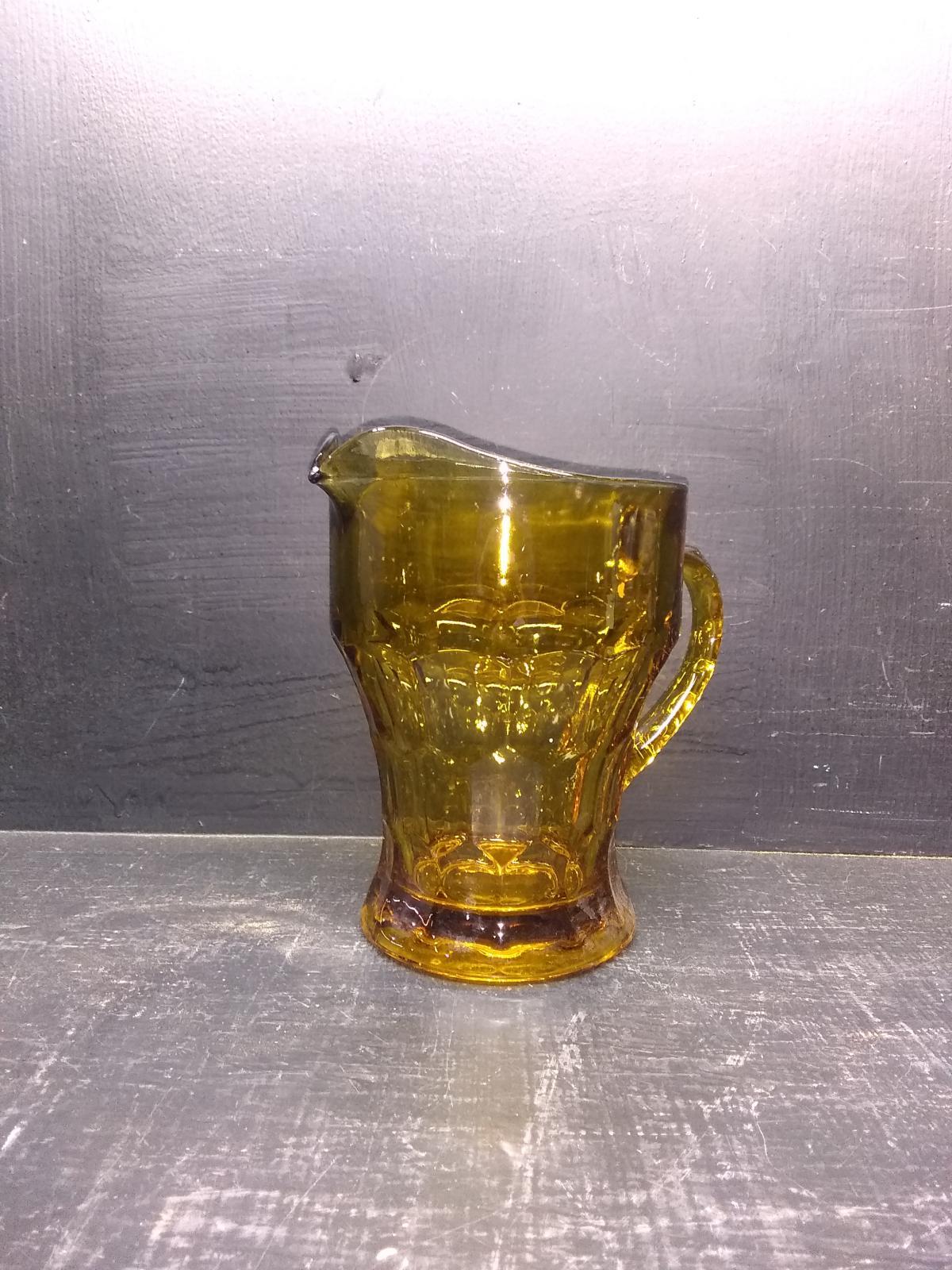 Vintage Amber Pitcher